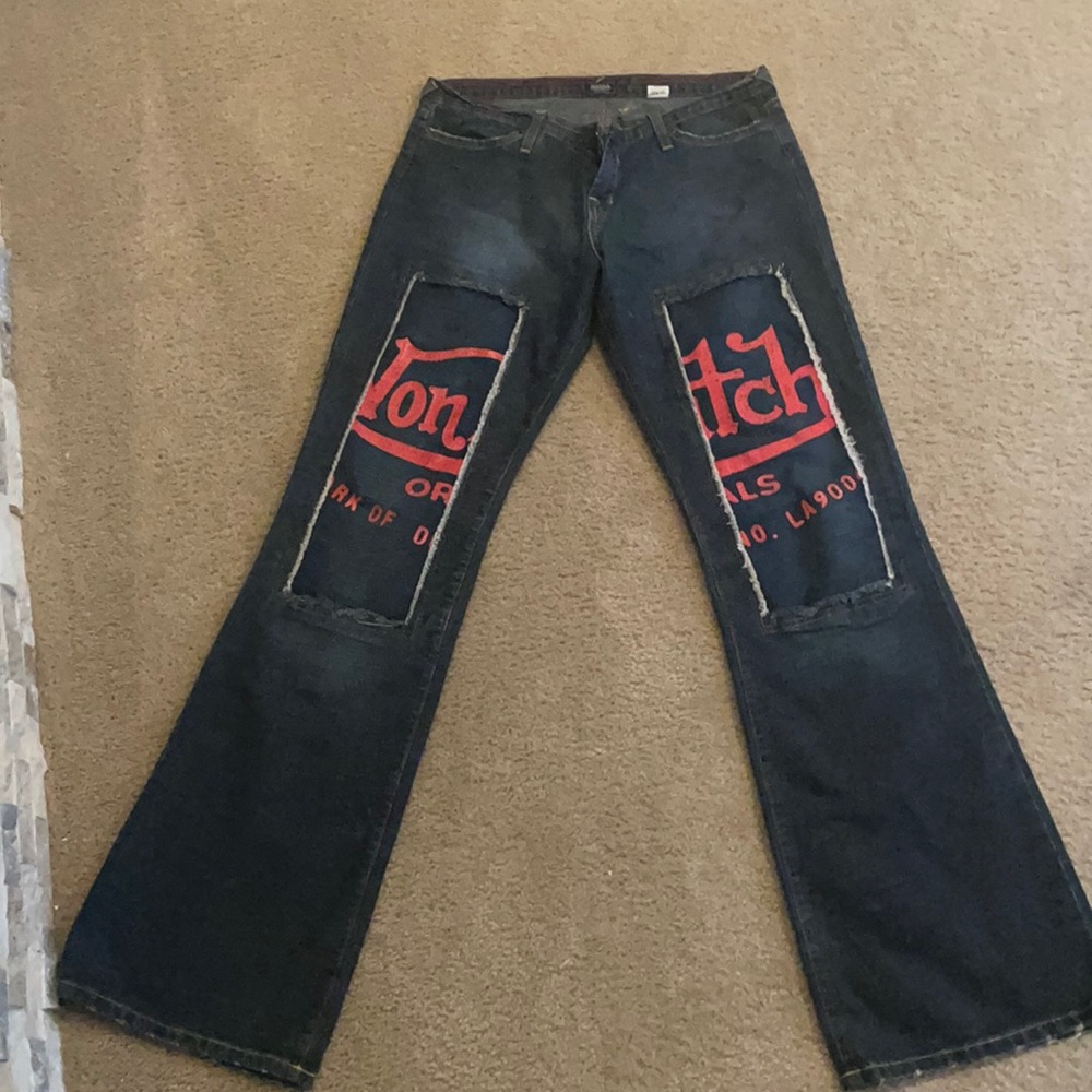 Authentic Von Dutch jeans size 32 runs small